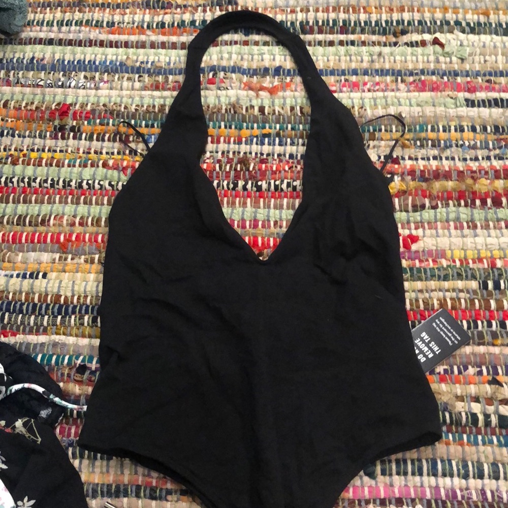 Express halter top bodysuit